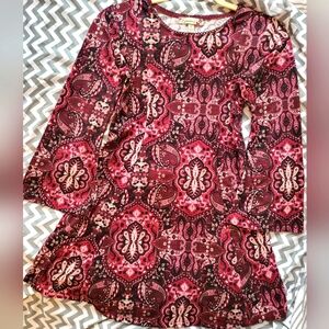 Burgundy Girls' Tunic/Dress. Size 12 EXCELLENT CONDITION!